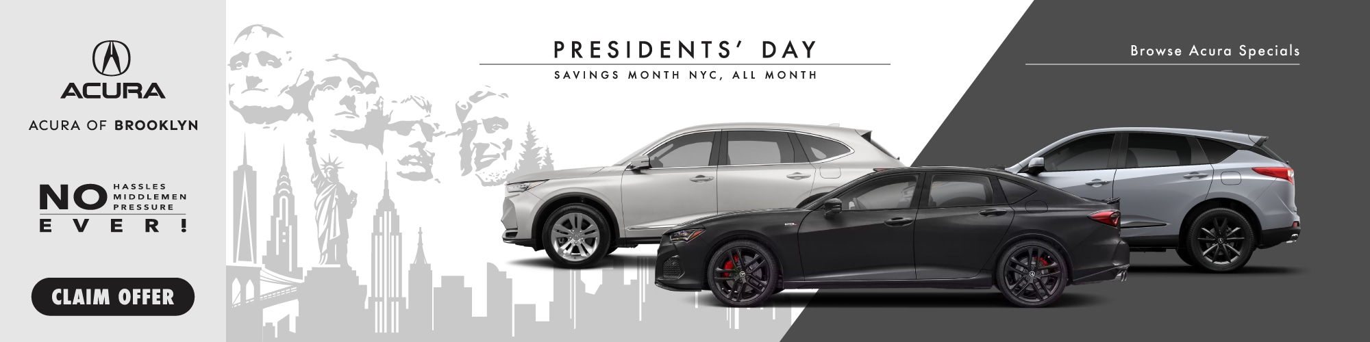 Acura of Brooklyn - President's Day Savings All Month