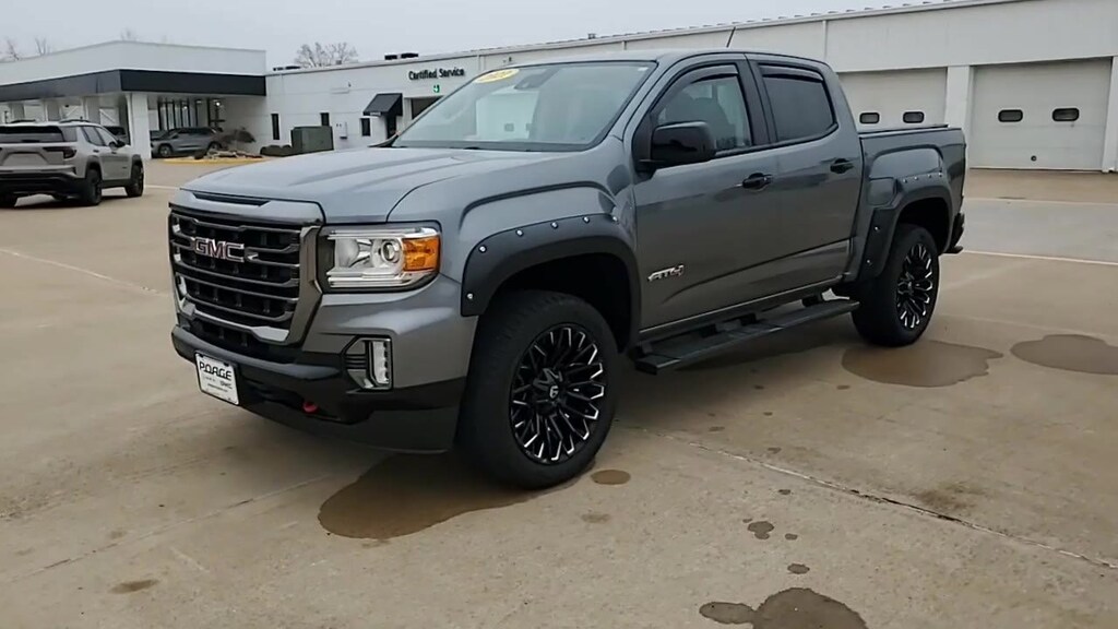 Used 2021 GMC Canyon AT4 w/Leather Truck Crew Cab