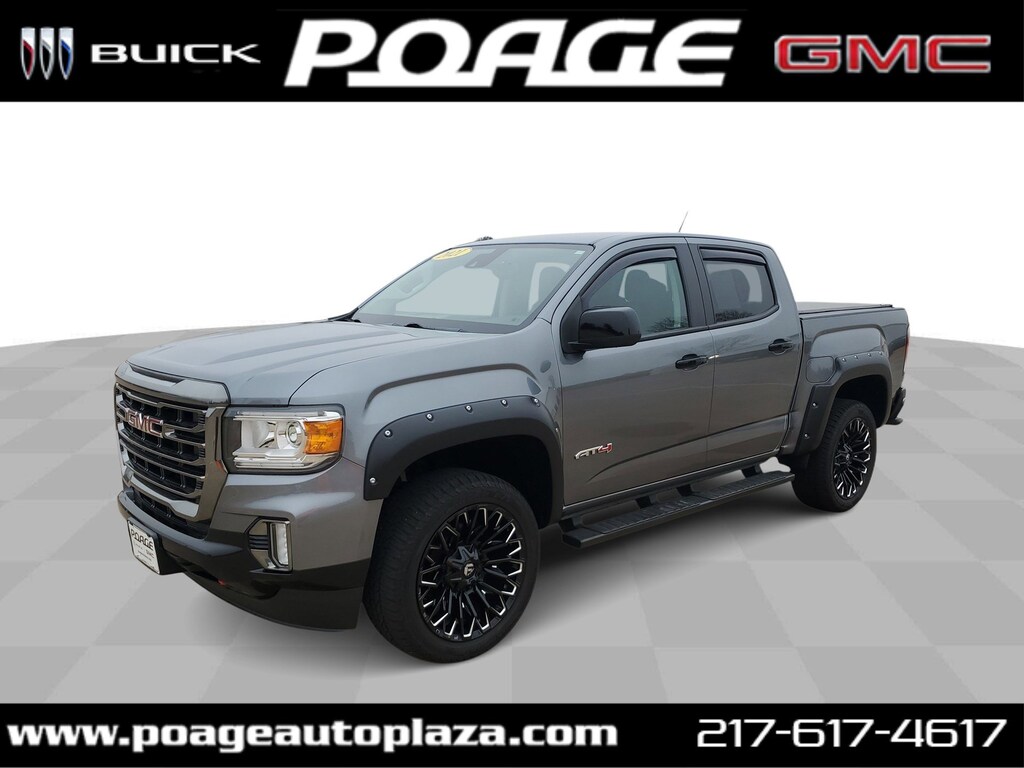 Used 2021 GMC Canyon AT4 w/Leather Truck Crew Cab