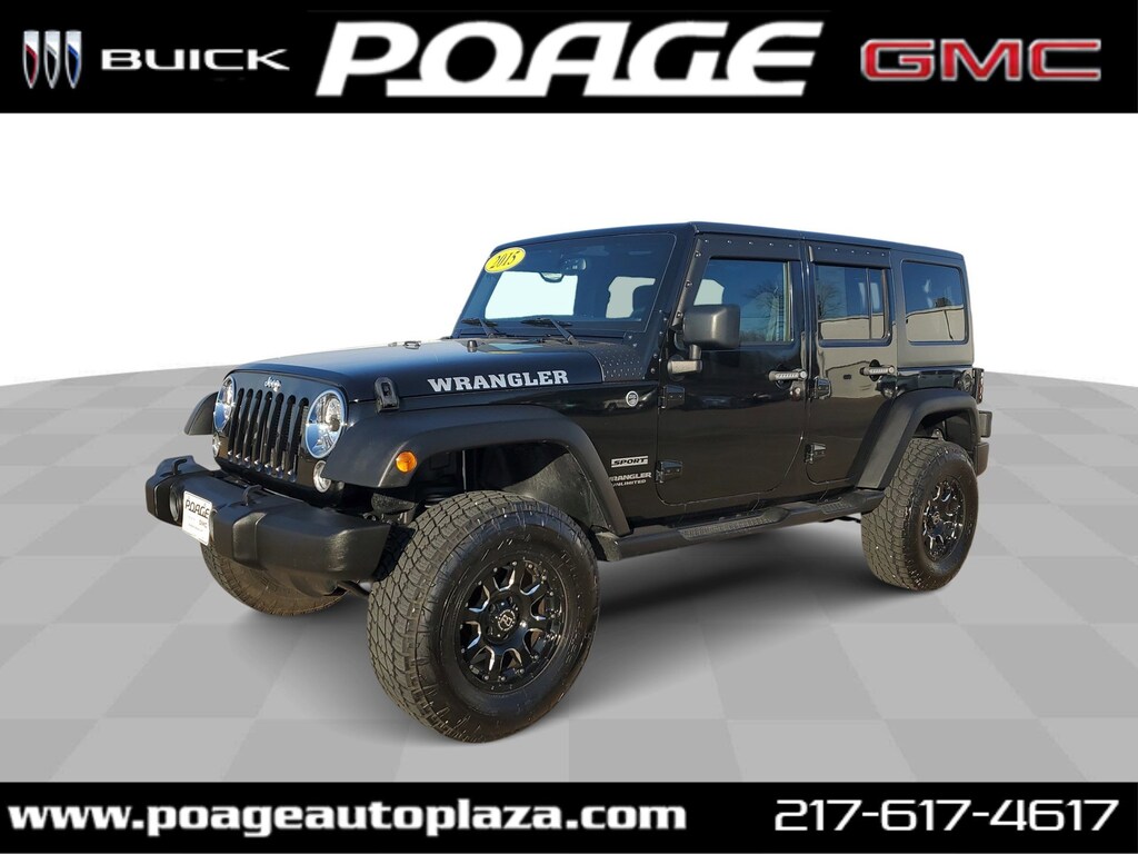 Used 2015 Jeep Wrangler Unlimited Sport 4x4 SUV