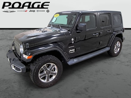 Featured Used 2019 Jeep Wrangler Unlimited Sahara SUV for Sale in Hannibal, MO