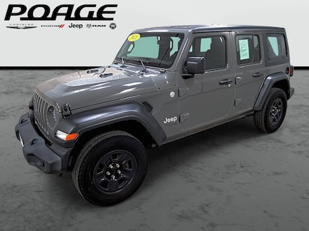 Featured Used 2021 Jeep Wrangler Unlimited Sport SUV for Sale in Hannibal, MO