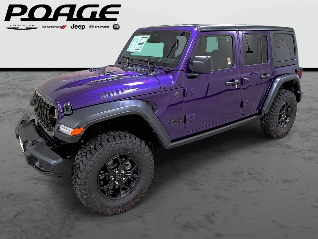 New 2026 Jeep Wrangler 4-DOOR WILLYS Sport Utility