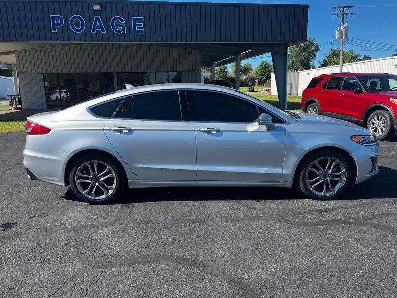 Used 2019 Ford Fusion SEL with VIN 3FA6P0CD4KR164848 for sale in Bowling Green, MO