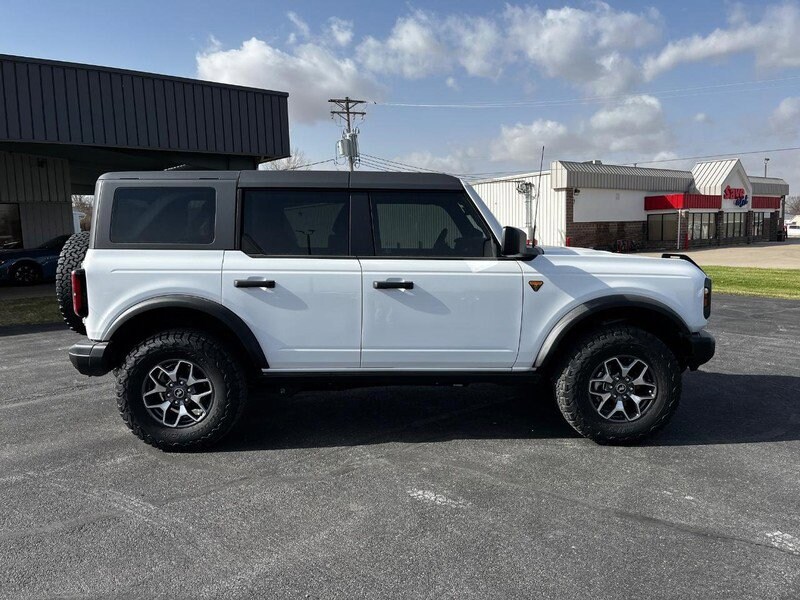 Used 2023 Ford Bronco 4-Door Badlands with VIN 1FMEE5DP3PLB21492 for sale in Bowling Green, MO
