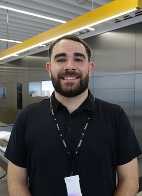 Staff member Nick Guiomar from ID_9341f942217f
