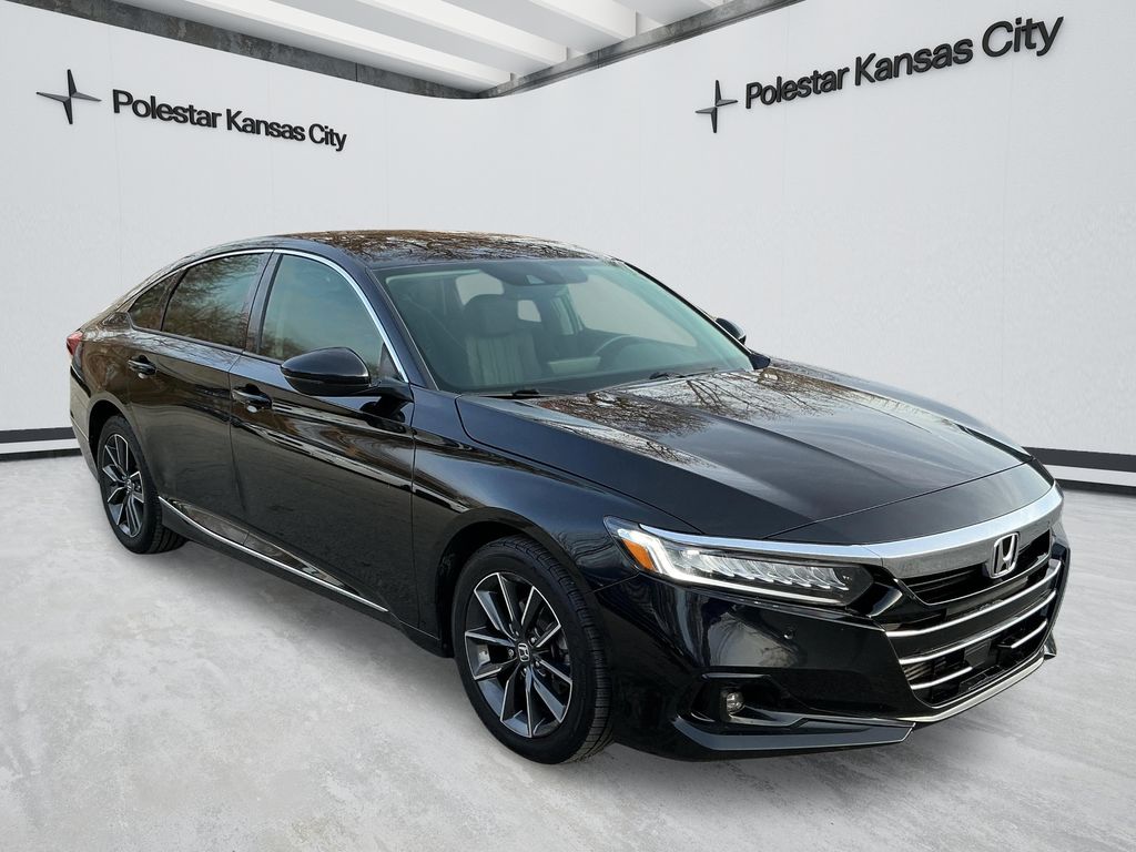 Used 2021 Honda Accord EX-L with VIN 1HGCV1F55MA030295 for sale in Kansas City