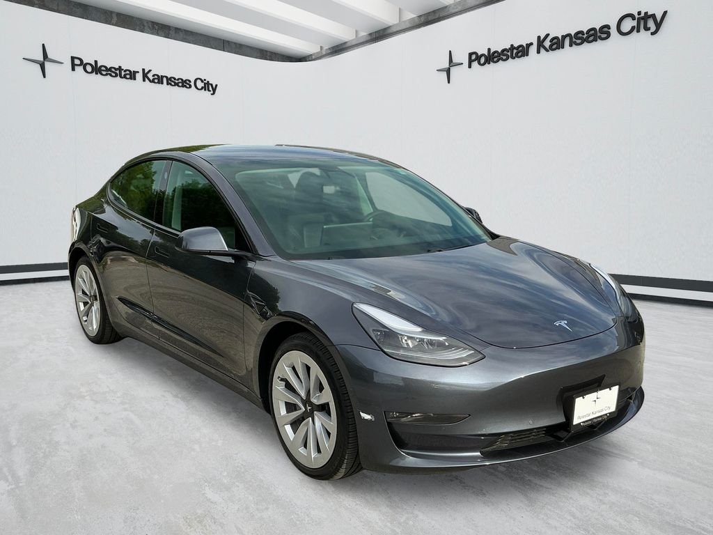 Used 2021 Tesla Model 3 Base with VIN 5YJ3E1EB2MF990459 for sale in Kansas City