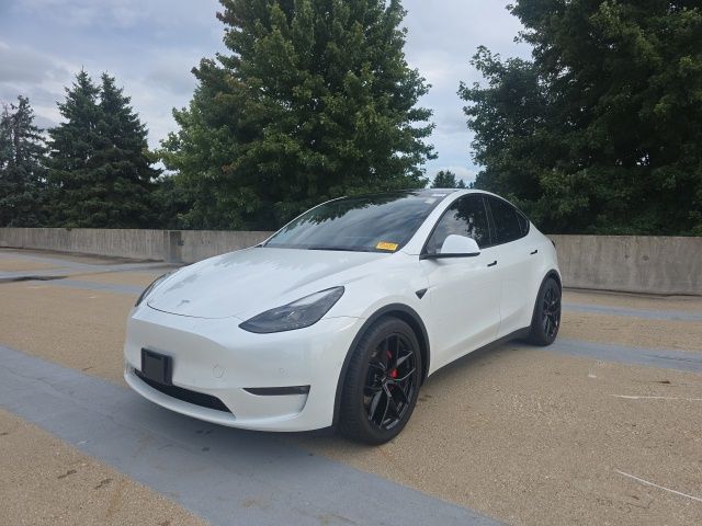 Used 2022 Tesla Model Y Performance with VIN 7SAYGDEF3NF548833 for sale in Lisle, IL