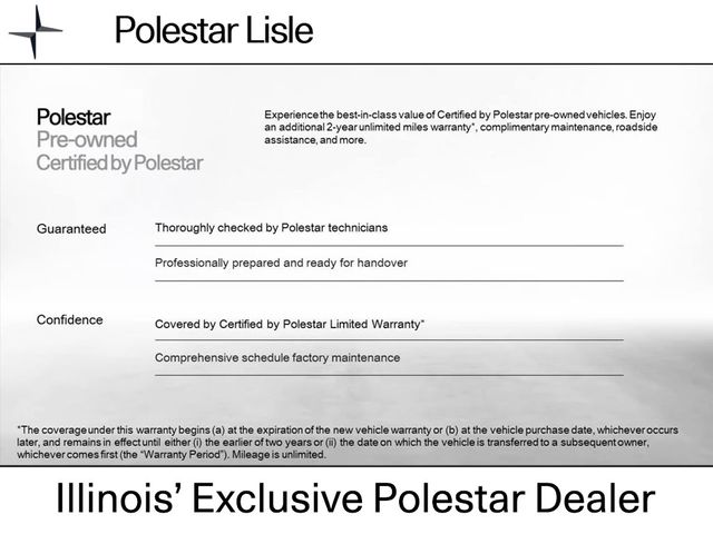 Certified 2022 Polestar 2 Base with VIN LPSED3KAXNL080830 for sale in Lisle, IL