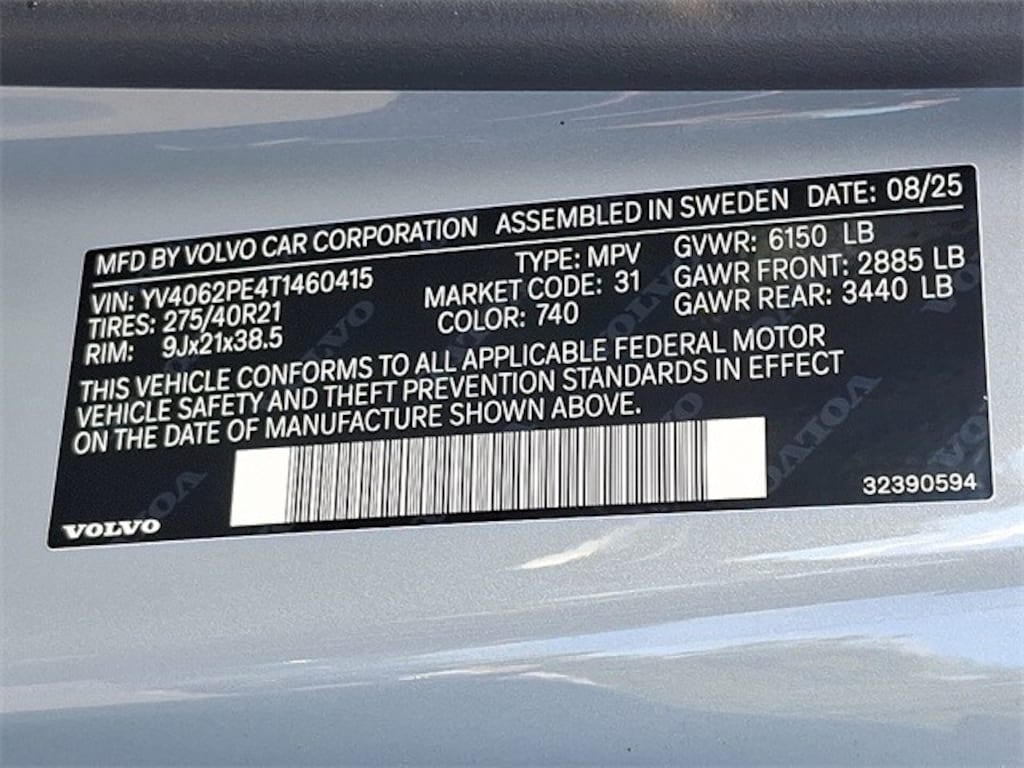 New 2026 Volvo XC90 B6 Plus 7-Seater SUV