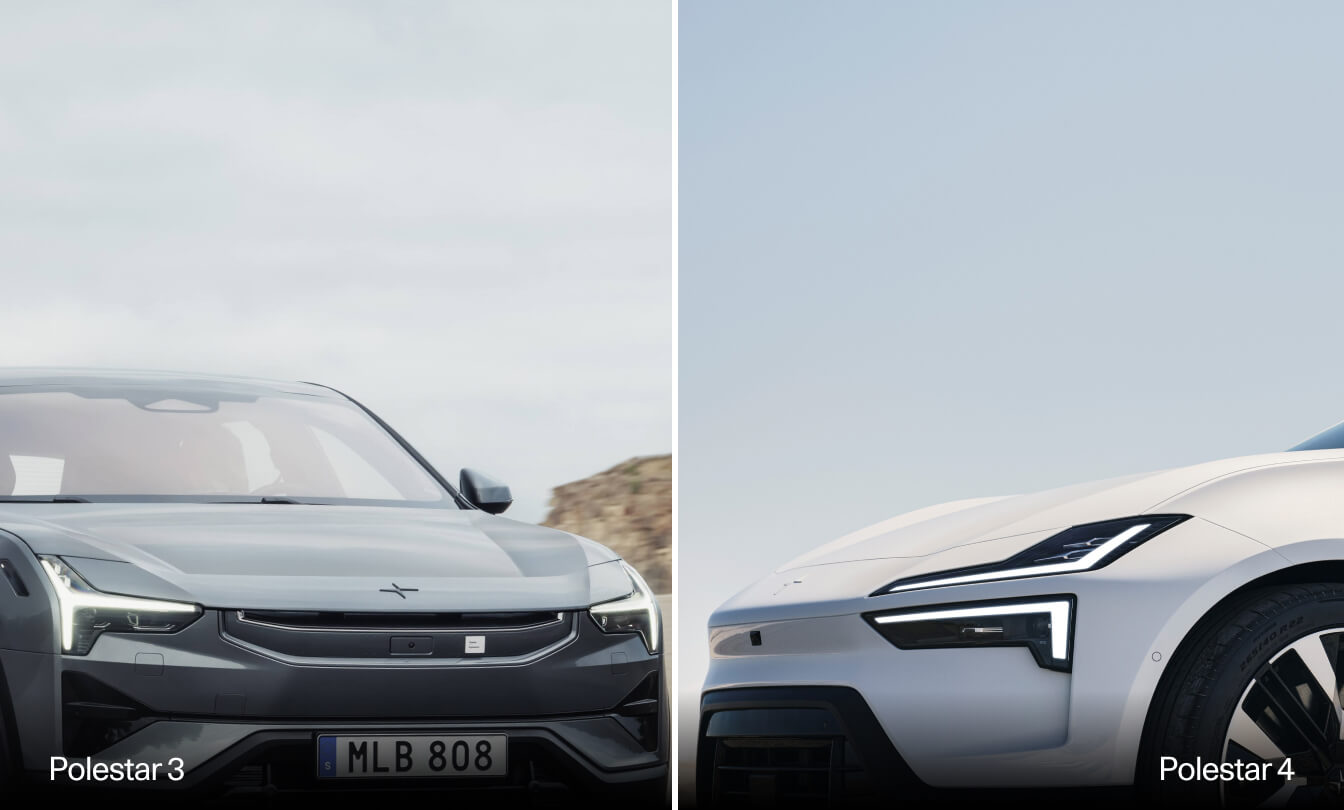 Polestar 3 vs. Polestar 4 Design