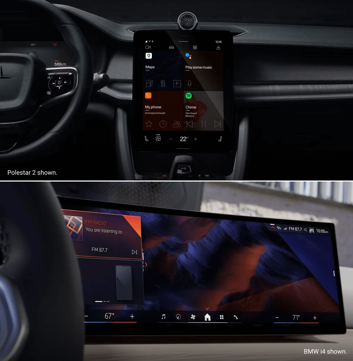 Polestar 2 vs. BMW i4 Tech & Safety