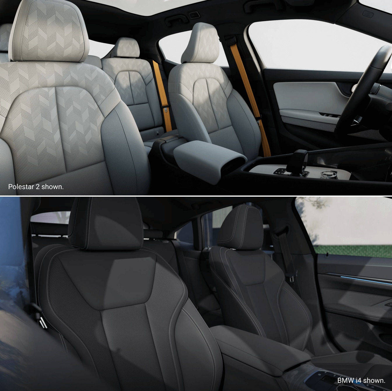 Polestar 2 vs. BMW i4 Trims