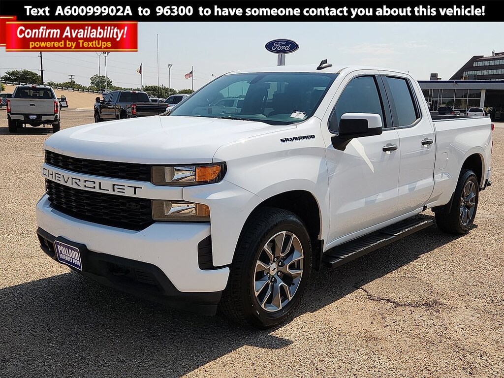 Used 2021 Chevrolet Silverado 1500 Custom Truck Double Cab