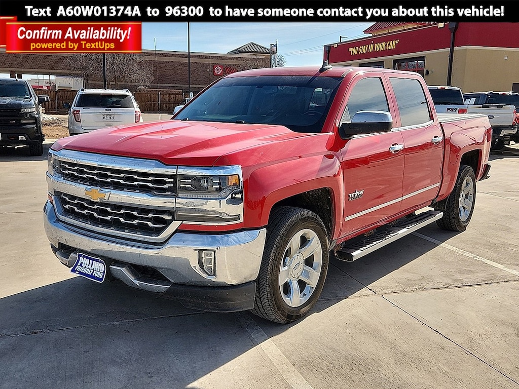 Used 2018 Chevrolet Silverado 1500 LTZ w/1LZ Truck Crew Cab