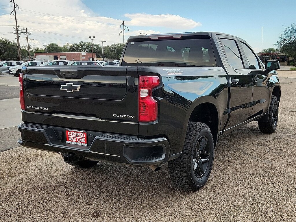 Used 2023 Chevrolet Silverado 1500 Custom Trail Boss Truck Crew Cab