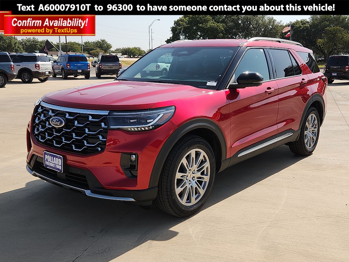 New 2026 Ford Explorer Platinum