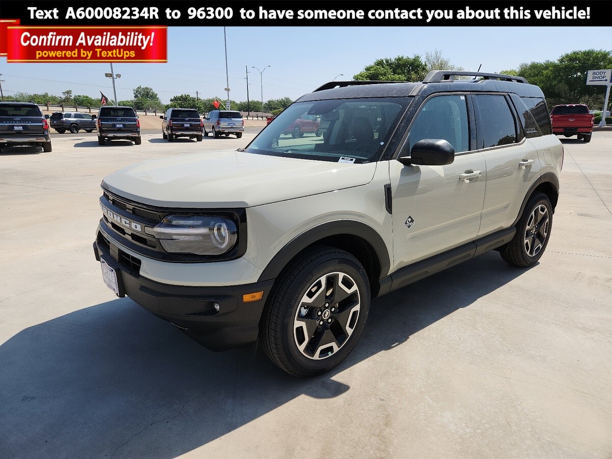 2024 Ford Bronco Sport For Sale in Lubbock TX Pollard Friendly Ford Co