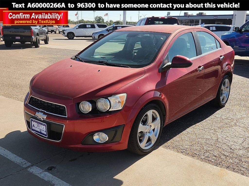 Used 2012 Chevrolet Sonic 2LZ Sedan