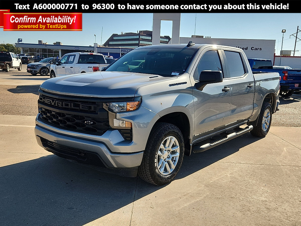 Certified 2025 Chevrolet Silverado 1500 Custom Truck Crew Cab
