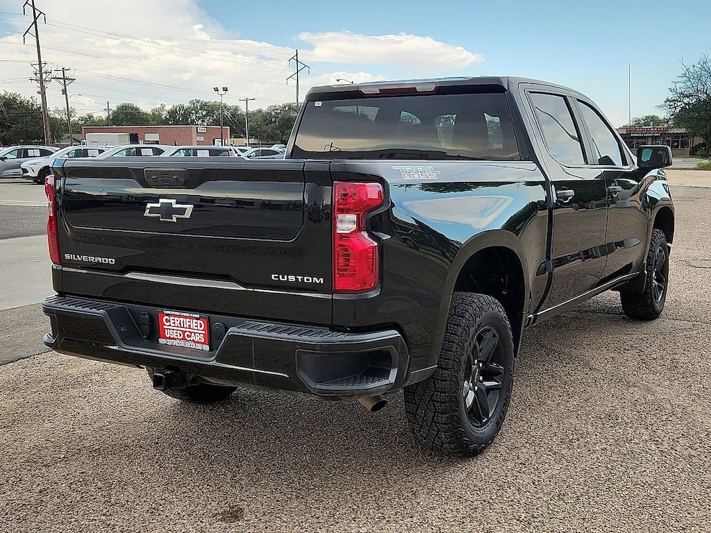 Used 2023 Chevrolet Silverado 1500 Custom Trail Boss Truck Crew Cab