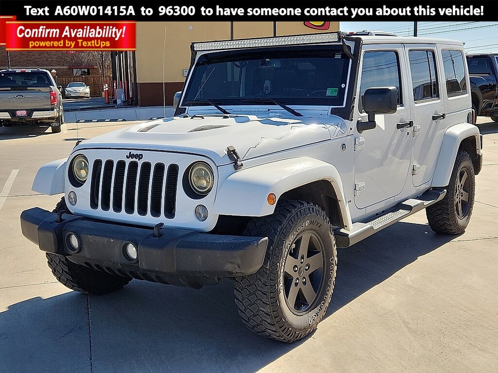 Used 2015 Jeep Wrangler Unlimited Sahara 4x4 SUV