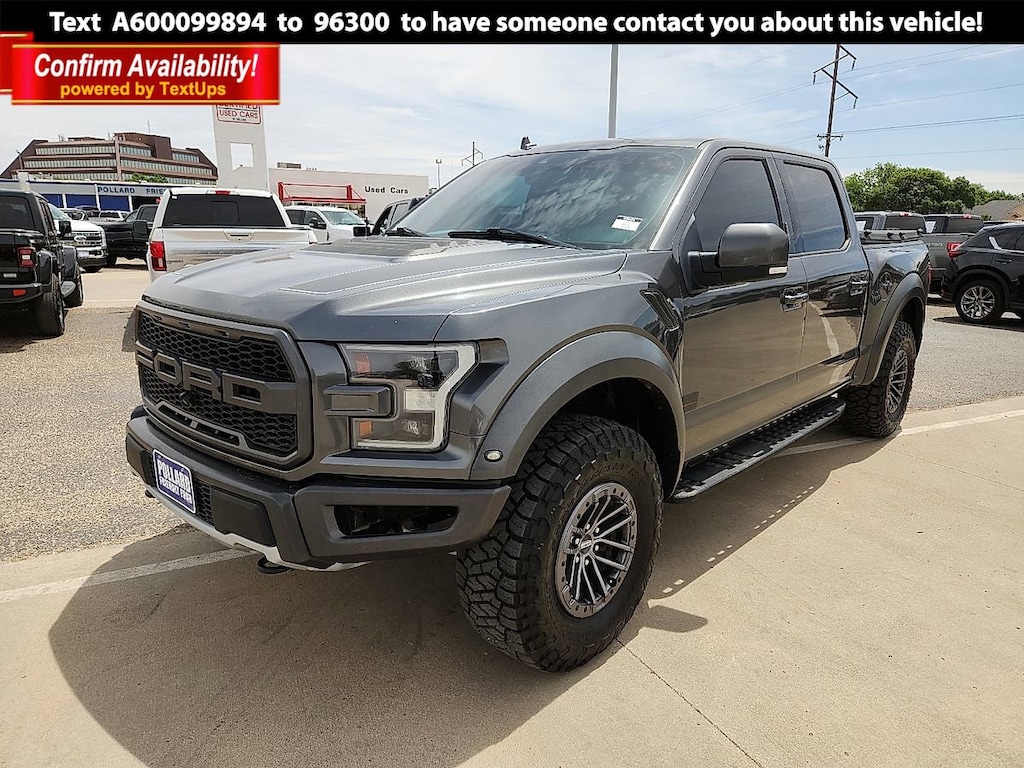 Used 2019 Ford F-150 Raptor Truck SuperCrew Cab