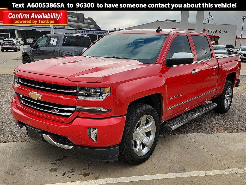 Used 2018 Chevrolet Silverado 1500 LTZ w/2LZ Truck Crew Cab