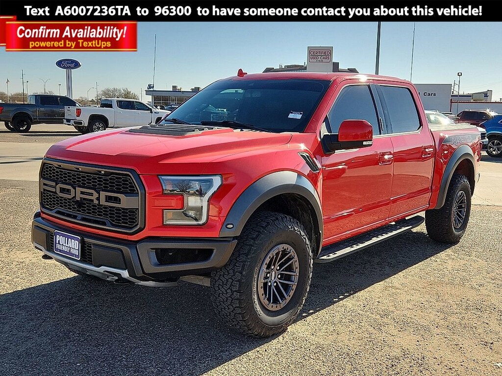 Used 2019 Ford F-150 Raptor Truck SuperCrew Cab
