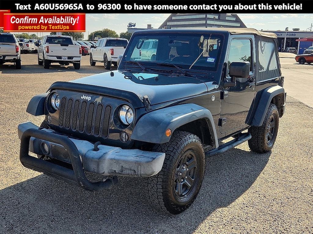 Used 2016 Jeep Wrangler JK Sport 4x4 SUV