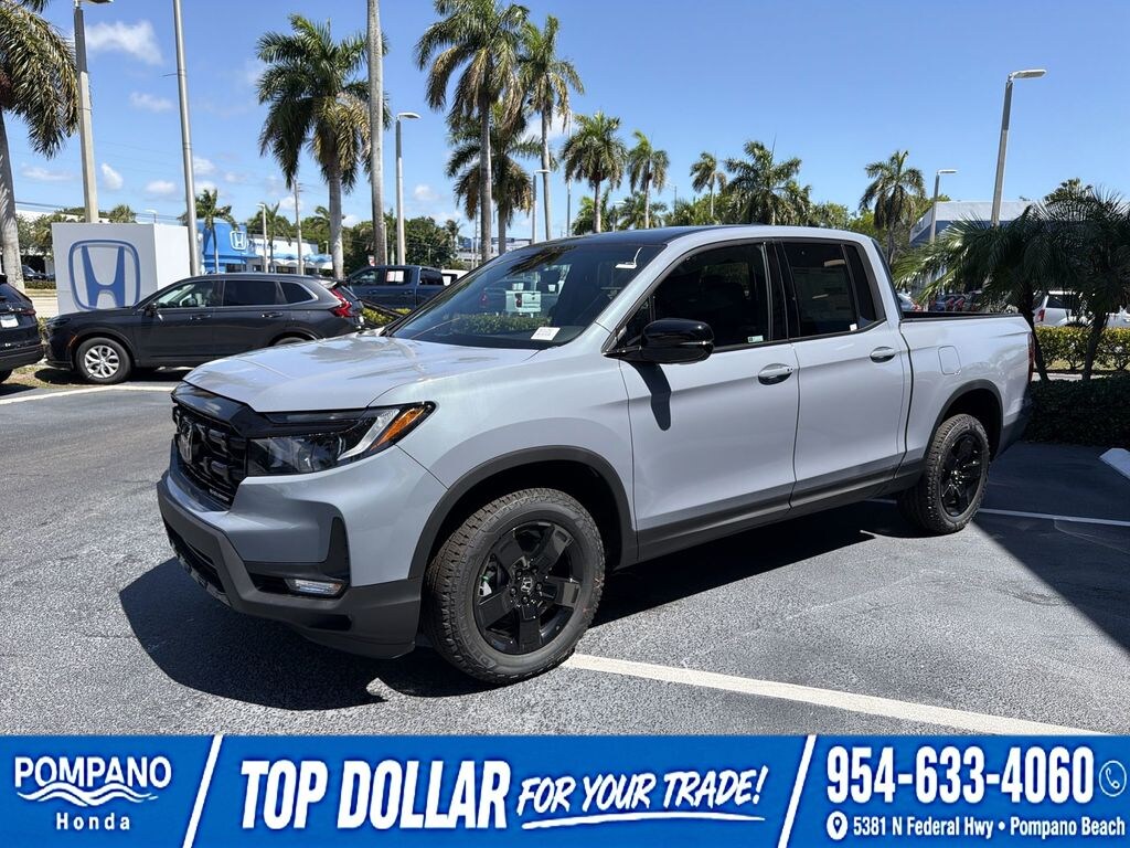 New 2026 Honda Ridgeline Black Edition Two-Tone Truck Crew Cab