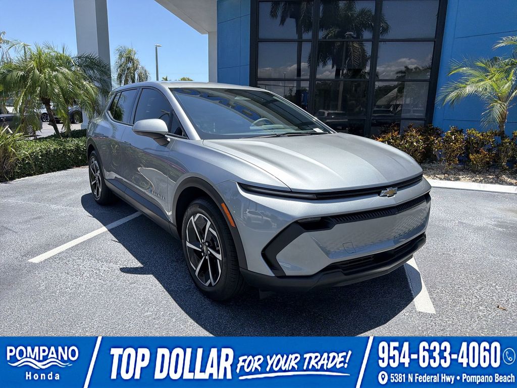 Used 2025 Chevrolet Equinox EV 1LT with VIN 3GN7DMRP2SS254077 for sale in Pompano Beach, FL