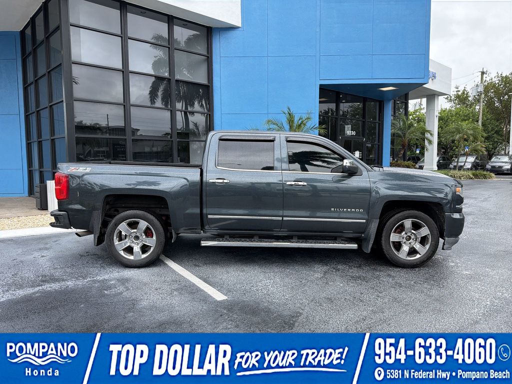 Used 2017 Chevrolet Silverado 1500 LTZ Z71 with VIN 3GCUKSEC0HG285591 for sale in Pompano Beach, FL