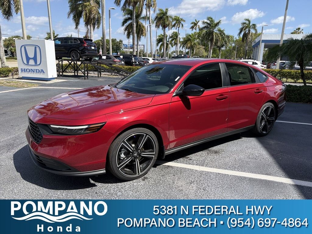 New 2025 Honda Accord Hybrid Sport-L Sedan