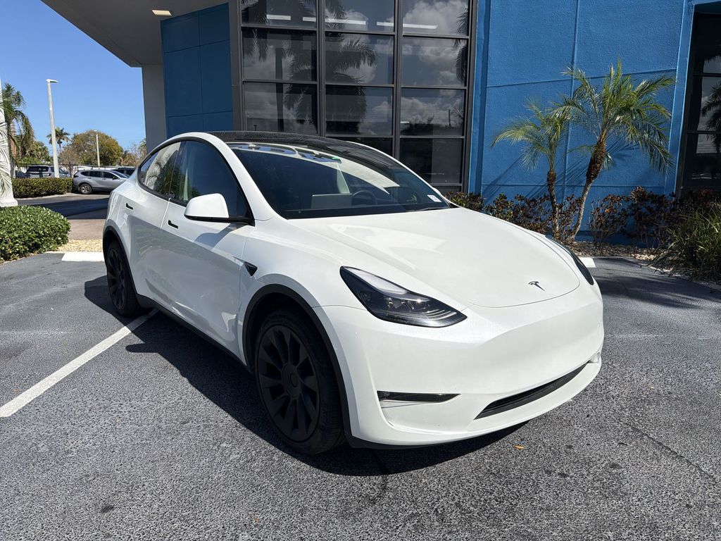 Used 2023 Tesla Model Y Long Range with VIN 7SAYGDEE0PF691653 for sale in Pompano Beach, FL