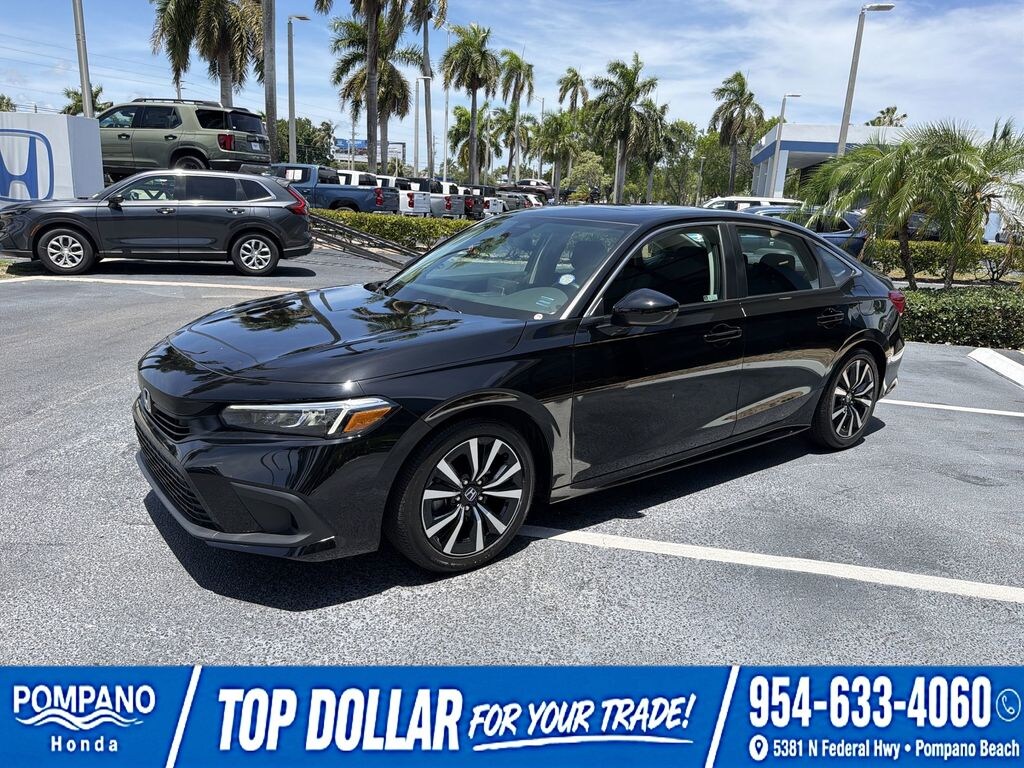 Certified 2024 Honda Civic EX Sedan