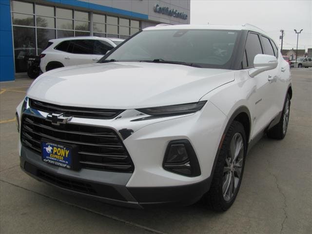 Used 2022 Chevrolet Blazer Premier with VIN 3GNKBLRS9NS139284 for sale in Lexington, NE