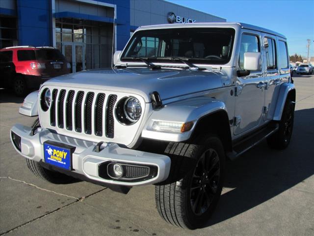 Used 2023 Jeep Wrangler 4-Door High Altitude with VIN 1C4HJXEG0PW697594 for sale in Lexington, NE