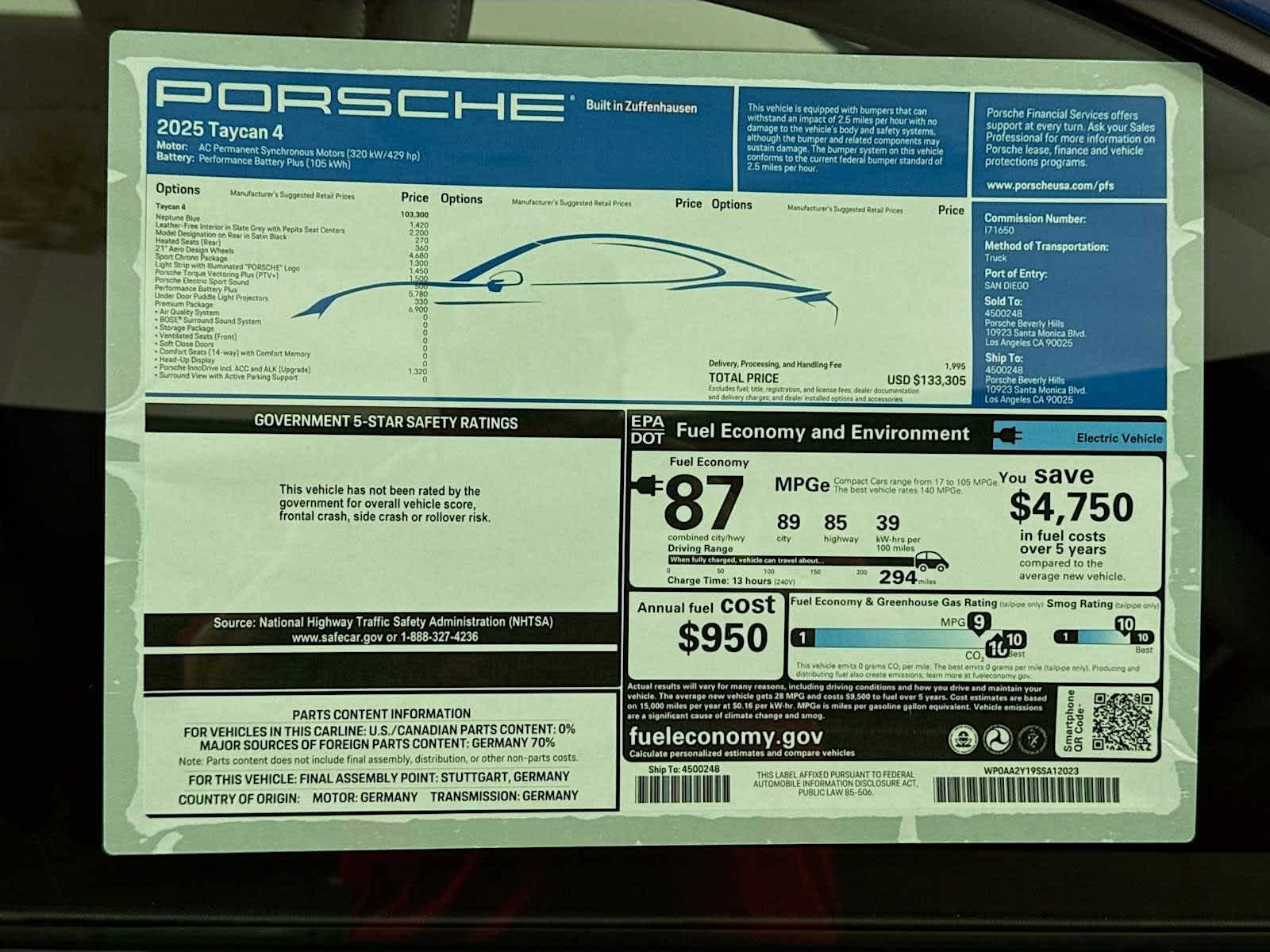 Thumbnail: 2025 Porsche Taycan - 26