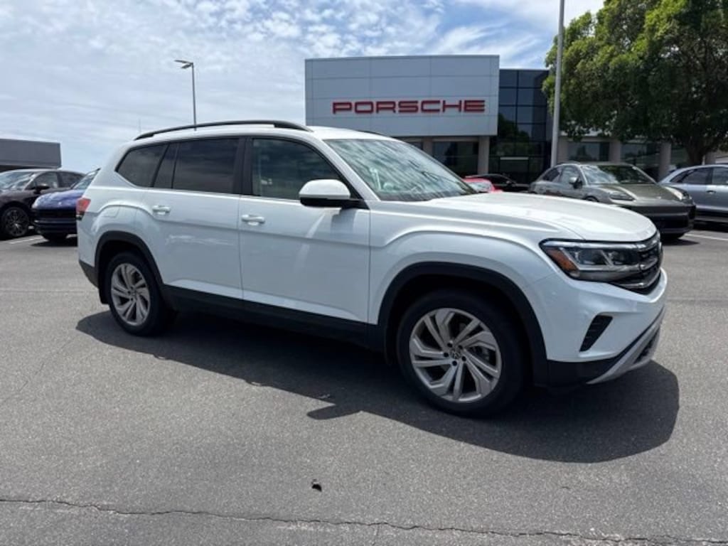 Used 2021 Volkswagen Atlas 3.6L V6 SE w/Technology 4MOTION SUV
