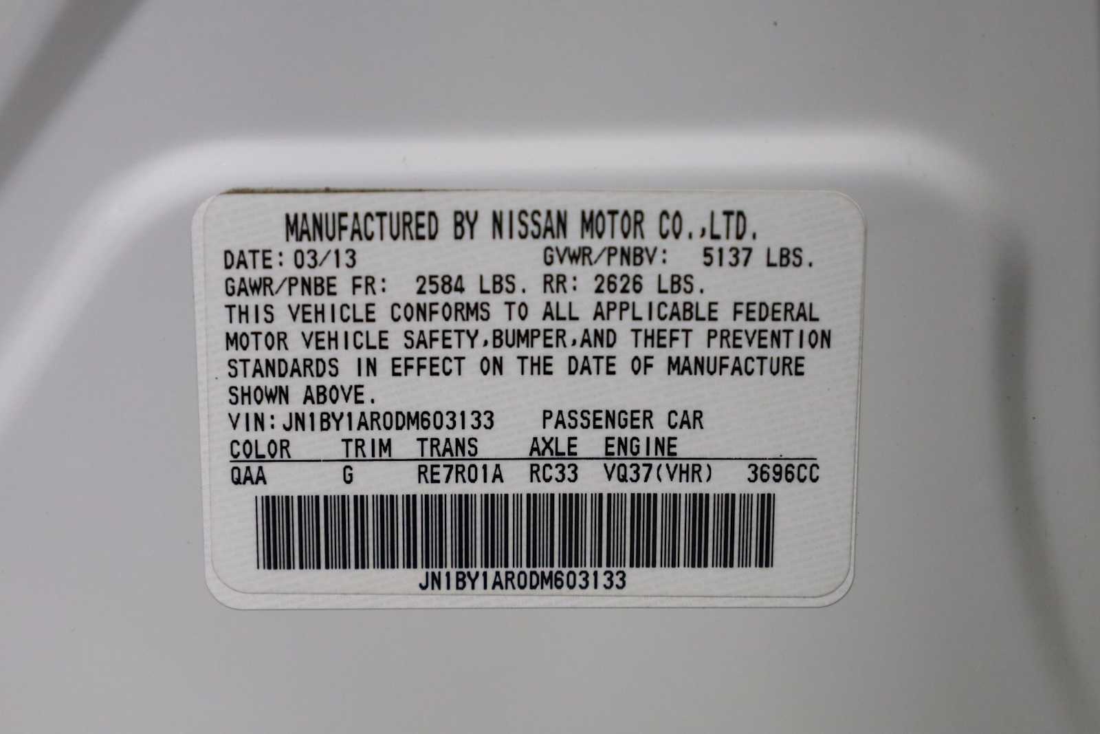 Thumbnail: 2013 INFINITI M37 - 42