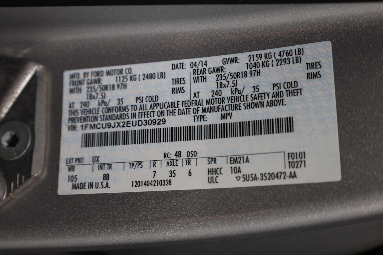 Thumbnail: 2014 Ford Escape - 39
