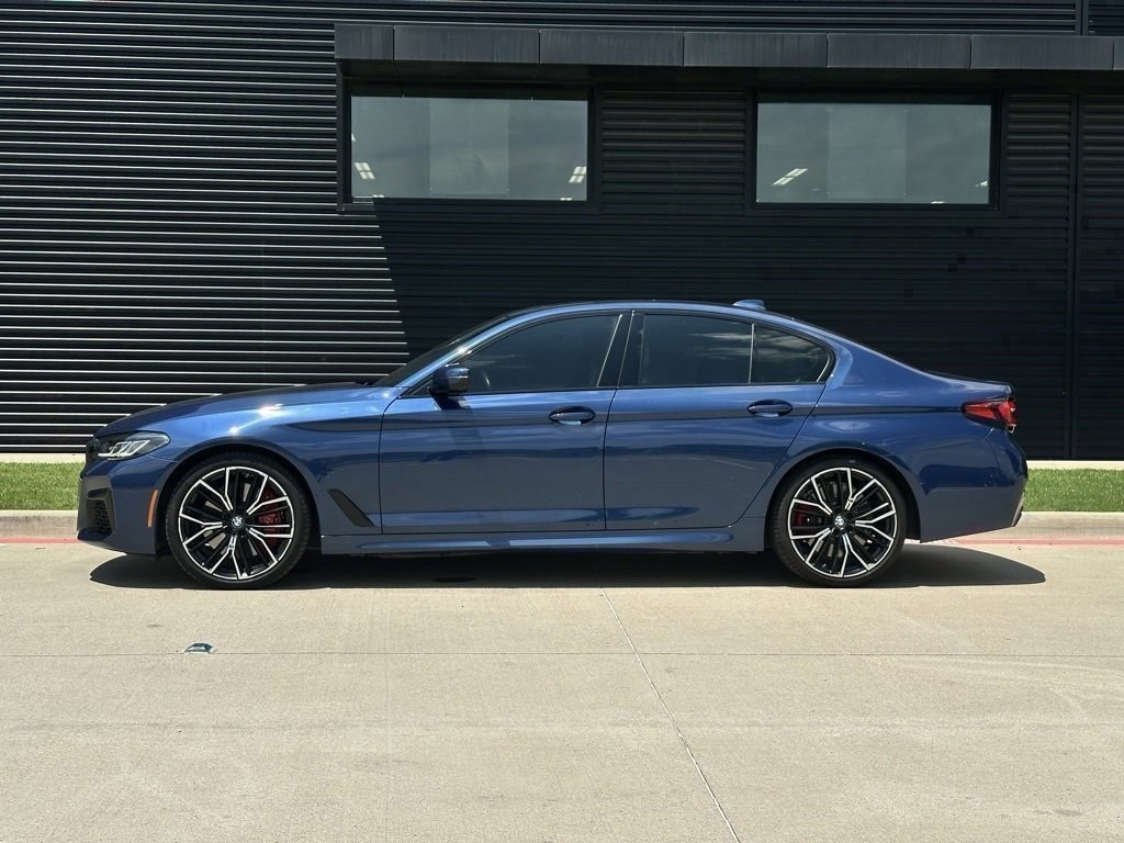 Used 2021 BMW 5 Series 540i with VIN WBA53BJ03MWX37491 for sale in Grapevine, TX