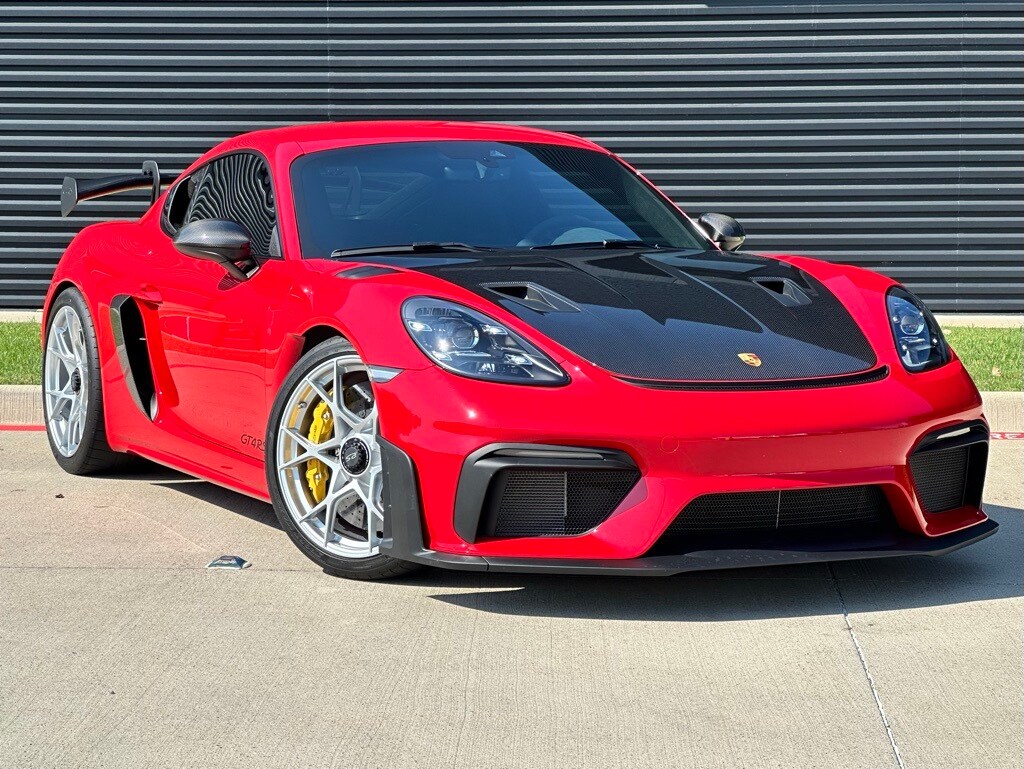 Certified 2023 Porsche 718 GT4 RS with VIN WP0AE2A89PS280070 for sale in Grapevine, TX