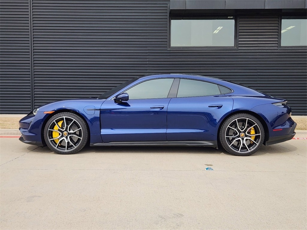 Certified 2022 Porsche Taycan Turbo S with VIN WP0AC2Y17NSA54642 for sale in Grapevine, TX
