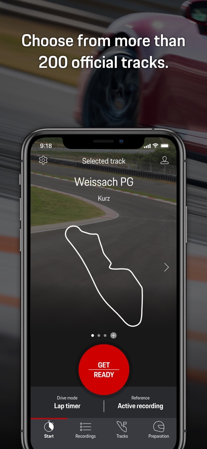 Porsche Track Precision App