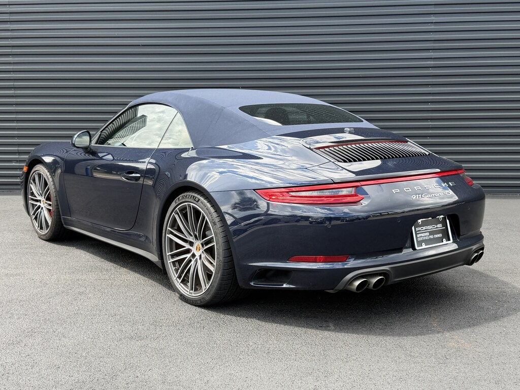 Certified 2019 Porsche 911 Carrera 4S Cabriolet