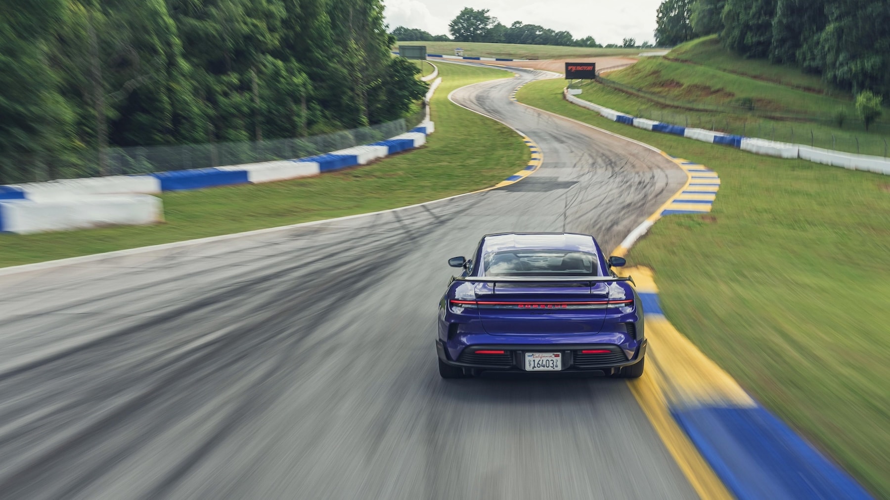 Porsche Racing on a Track