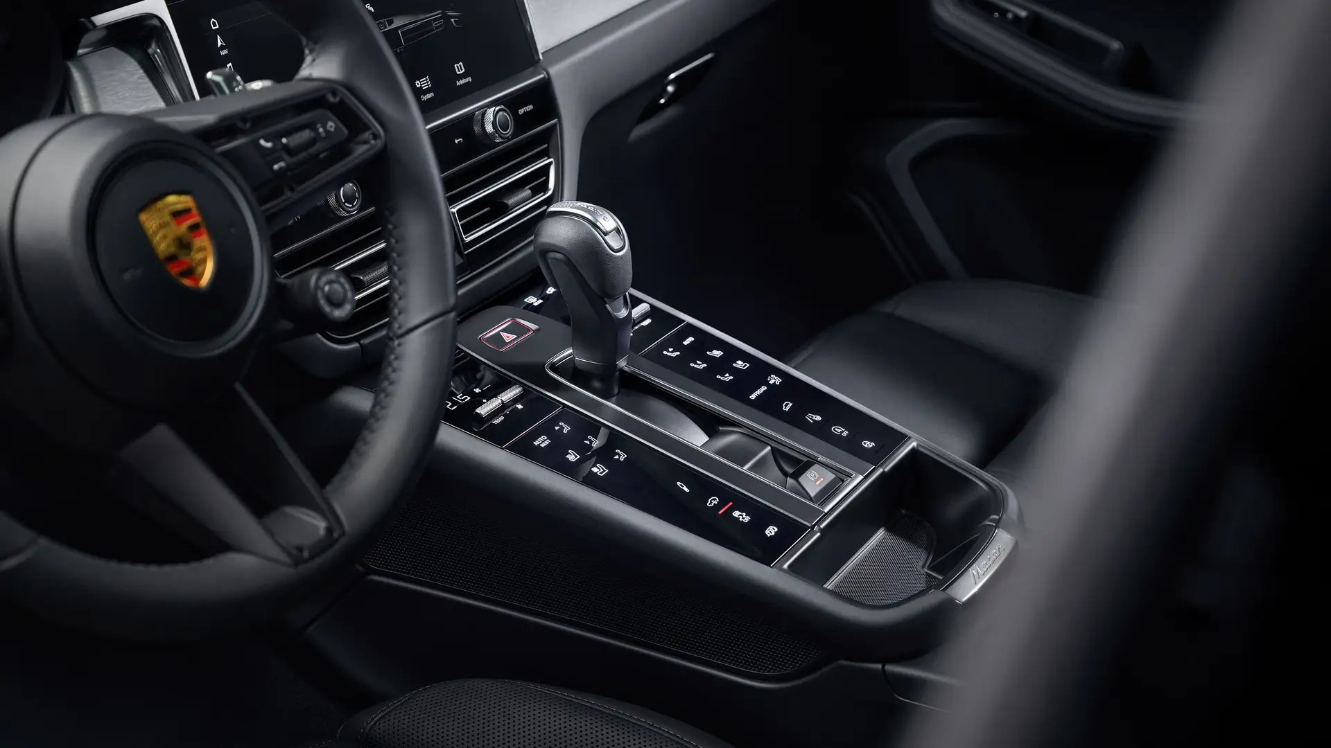 Interior of the new Porsche Macan